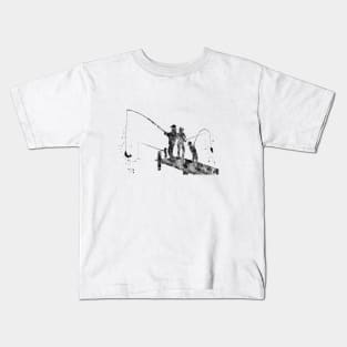 Fishing family Kids T-Shirt